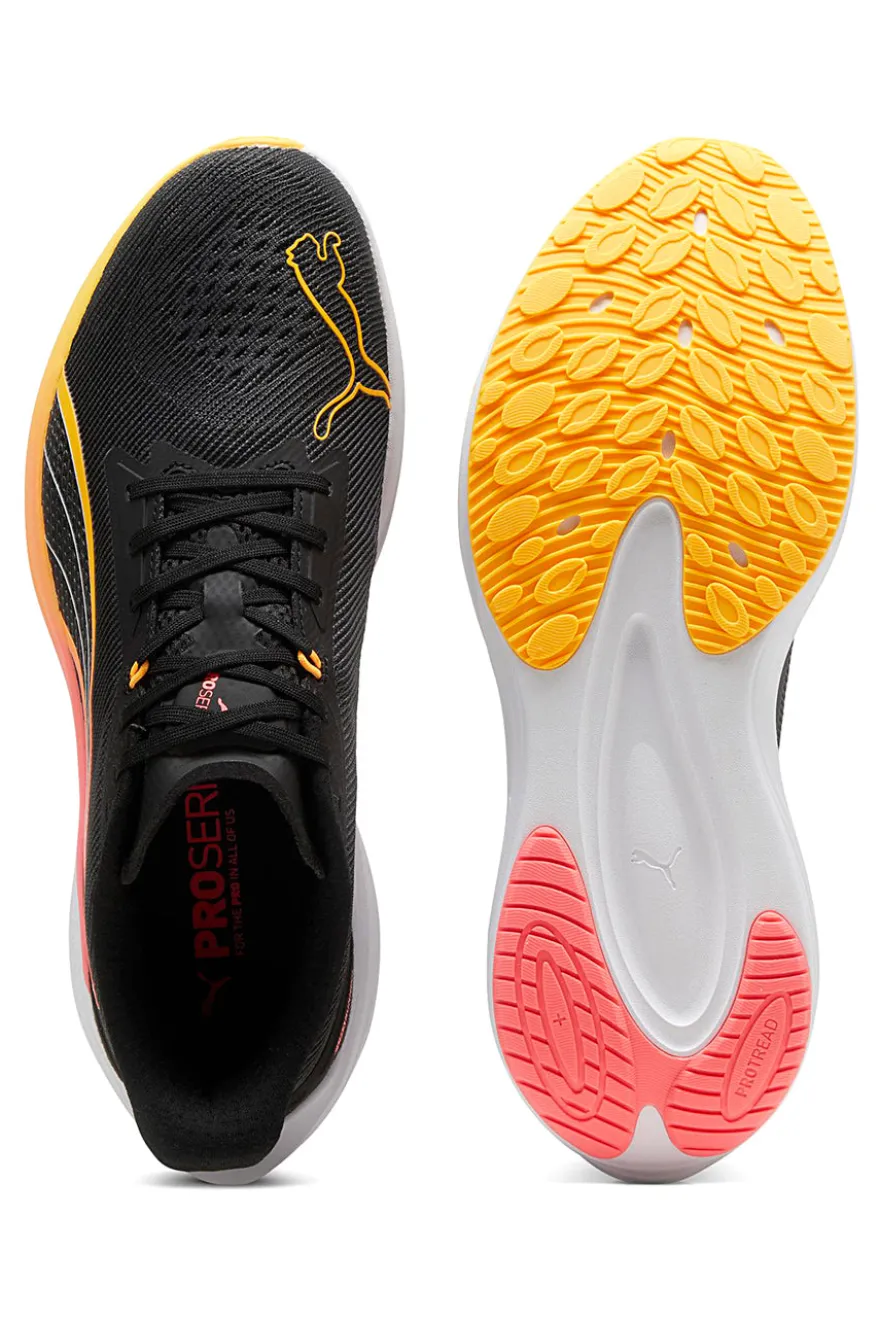 Scarpe da corsa nere con dettagli fluo Puma Darter Pro