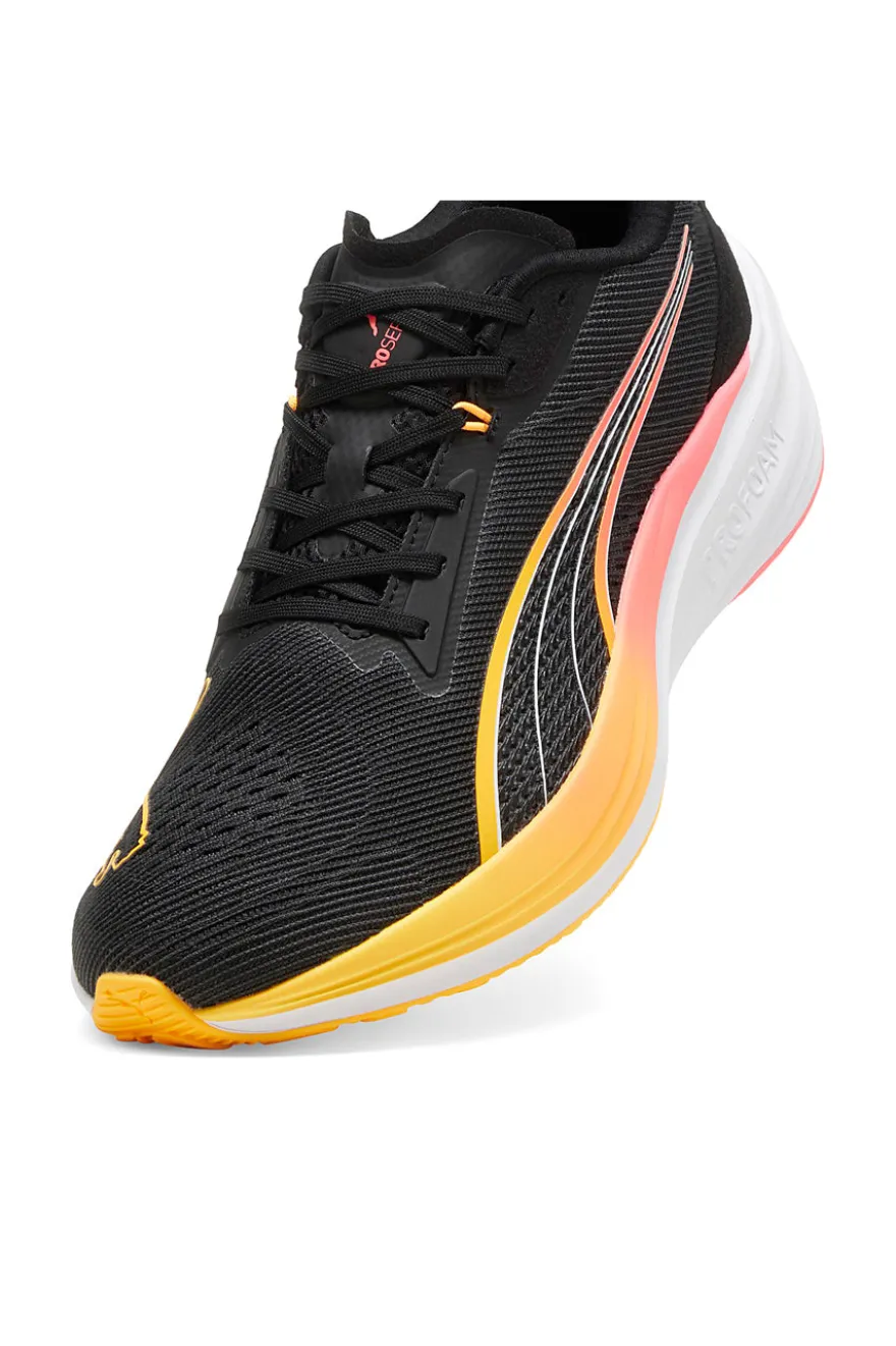 Scarpe da corsa nere con dettagli fluo Puma Darter Pro