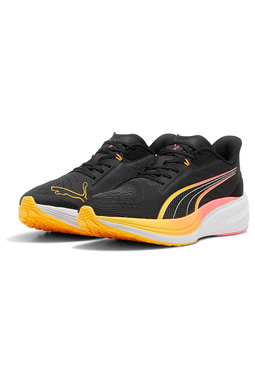 Scarpe da corsa nere con dettagli fluo Puma Darter Pro