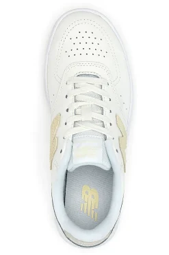 Scarpe da donna off white in pelle con logo a contrasto New balance BBW80POR