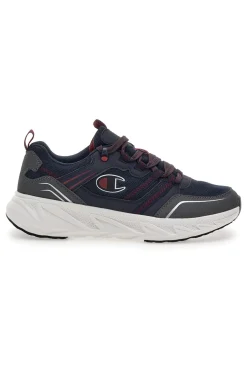 Scarpe da fitness Grigie e Rosse Champion Warrior Low Cut Shoe