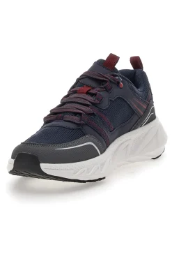 Scarpe da fitness Grigie e Rosse Champion Warrior Low Cut Shoe