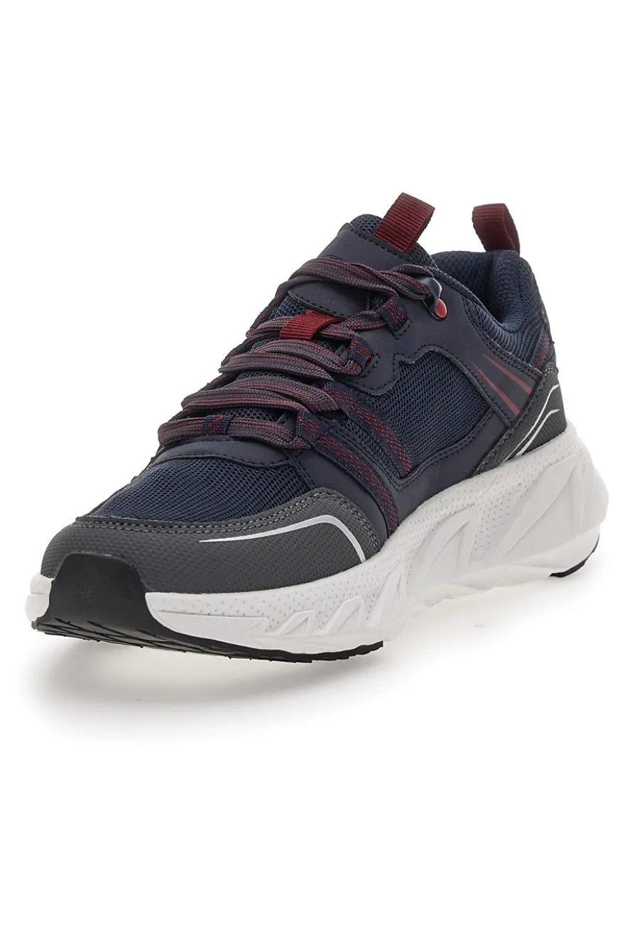 Scarpe da fitness Grigie e Rosse Champion Warrior Low Cut Shoe