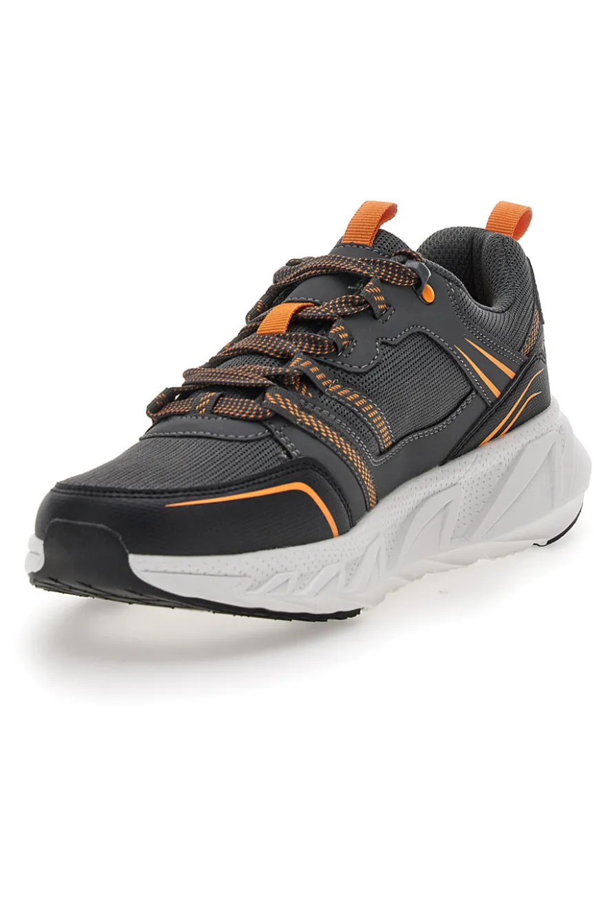 Scarpe da fitness Grigie e Arancio Champion Warrior Low Cut Shoe