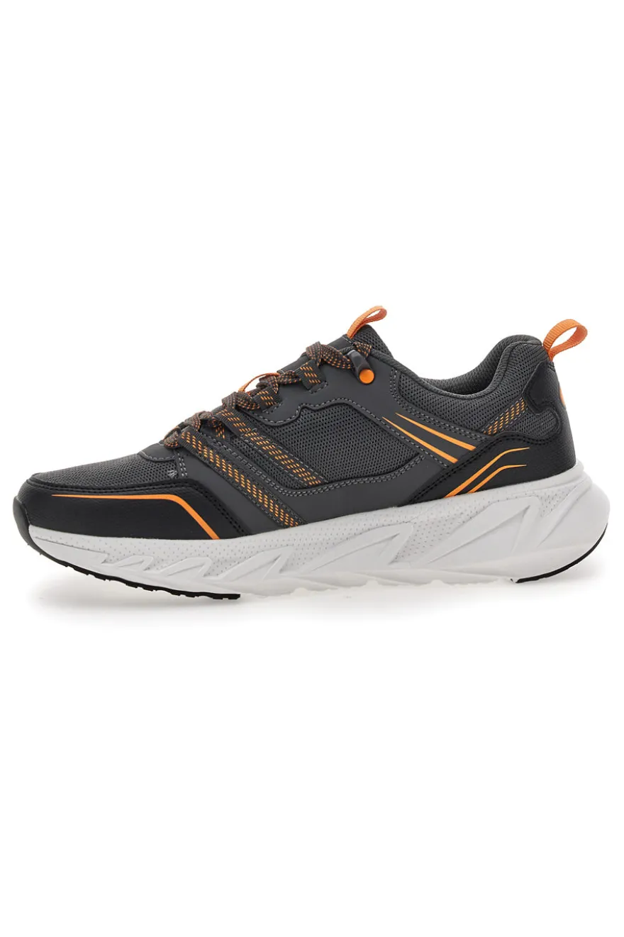 Scarpe da fitness Grigie e Arancio Champion Warrior Low Cut Shoe