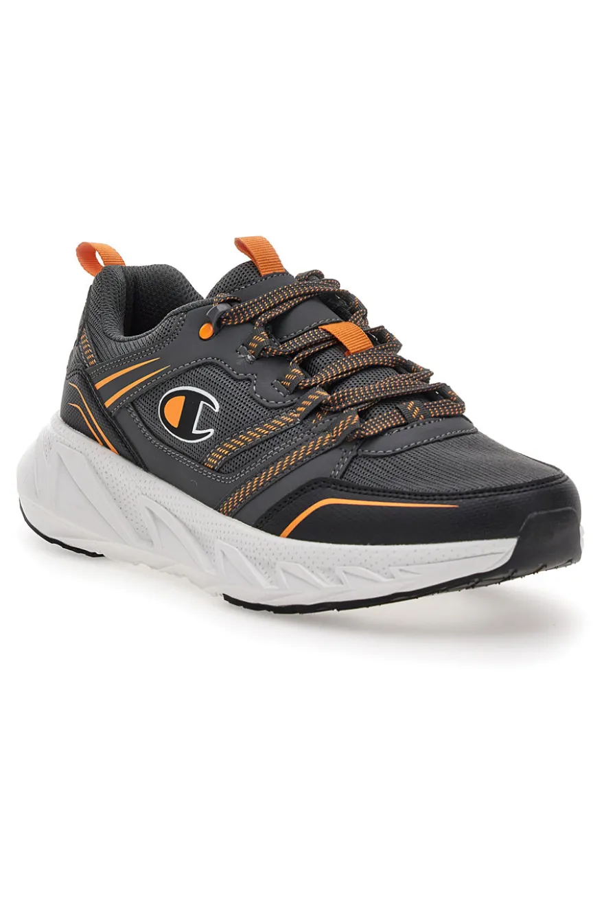 Scarpe da fitness Grigie e Arancio Champion Warrior Low Cut Shoe