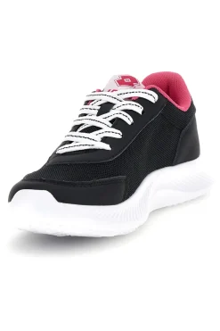 Scarpe da fitness nere con inserti fucsia Lotto Run 90 Amf Jr