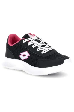 Scarpe da fitness nere con inserti fucsia Lotto Run 90 Amf Jr