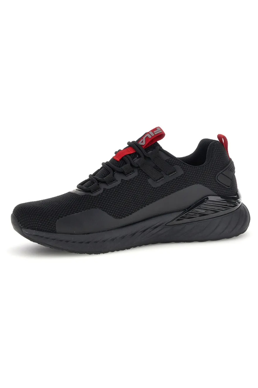 Scarpe da fitness nero dettagli rossi comfort foam Fila Solrack