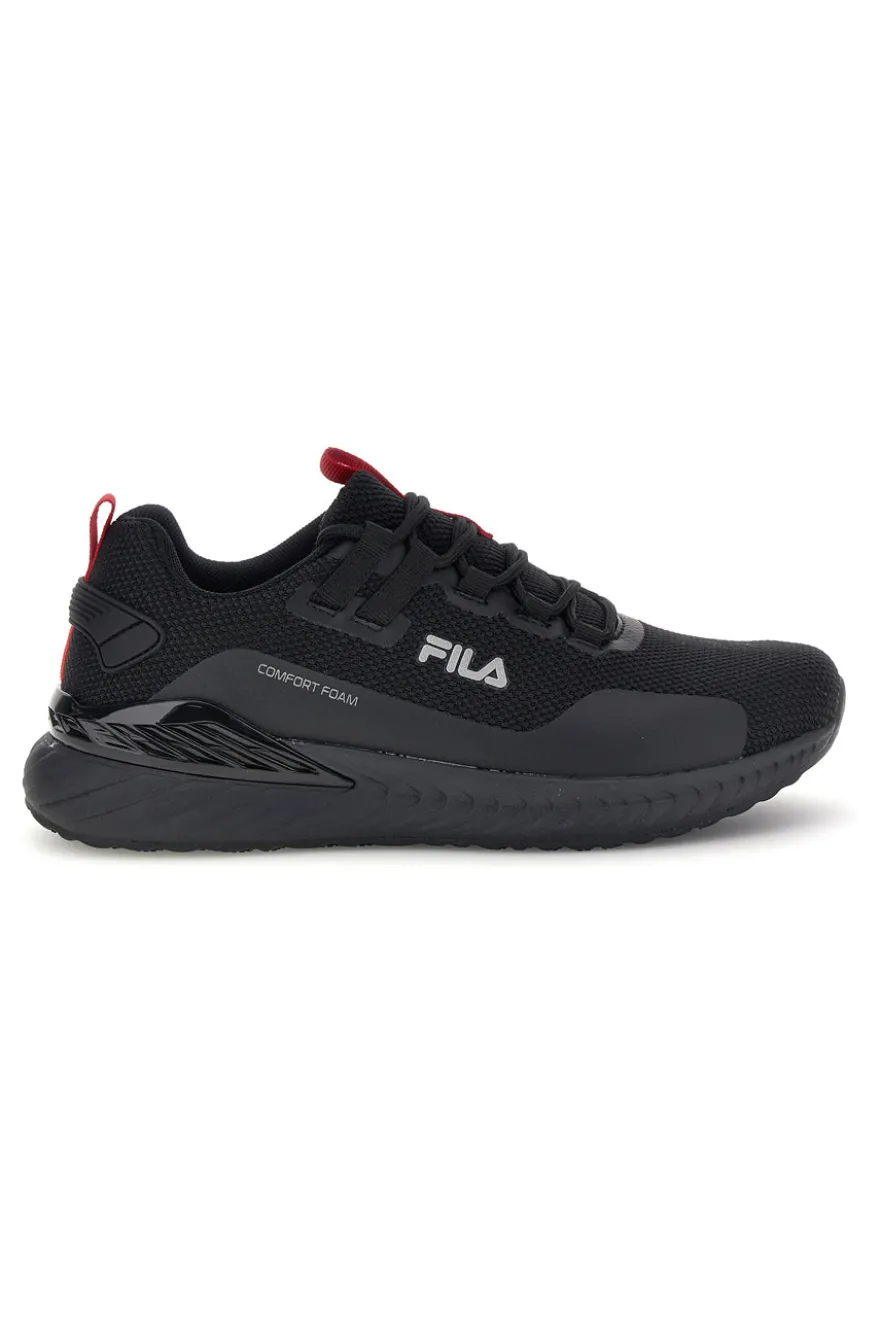 Scarpe da fitness nero dettagli rossi comfort foam Fila Solrack