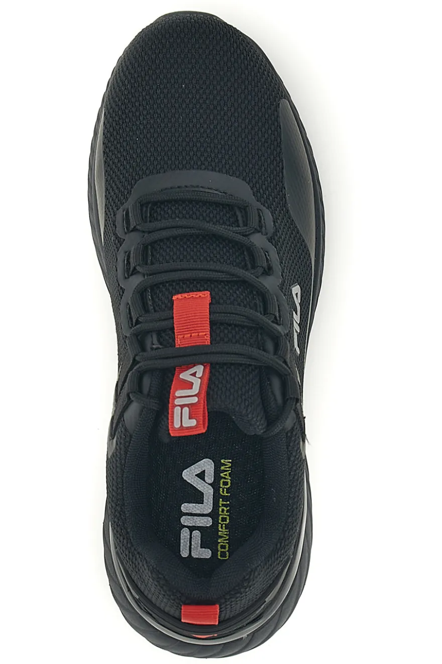 Scarpe da fitness nero dettagli rossi comfort foam Fila Solrack