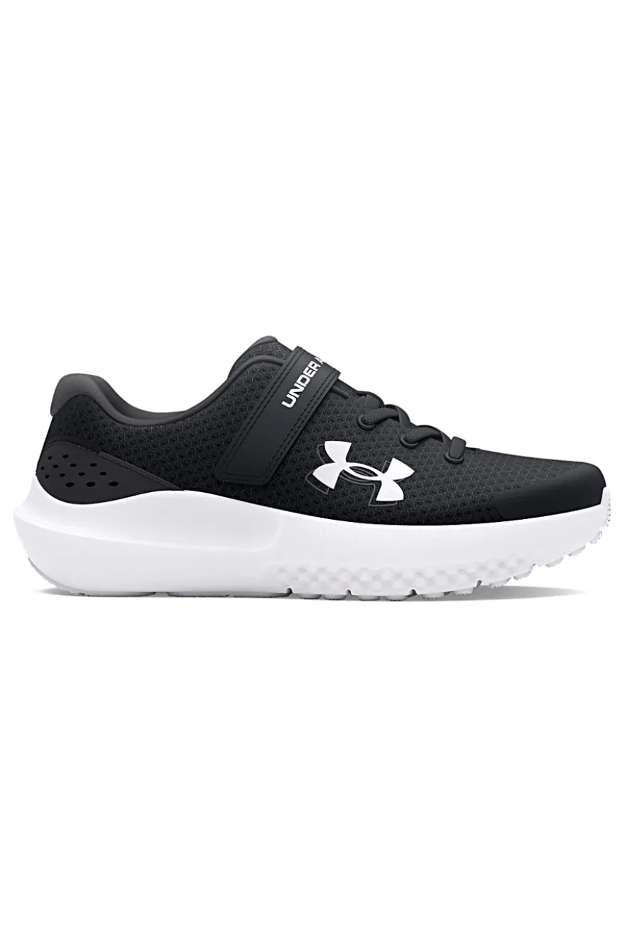 Scarpe da ginnastica bambino nere in mesh Under Armour BPS Surge 4 AC