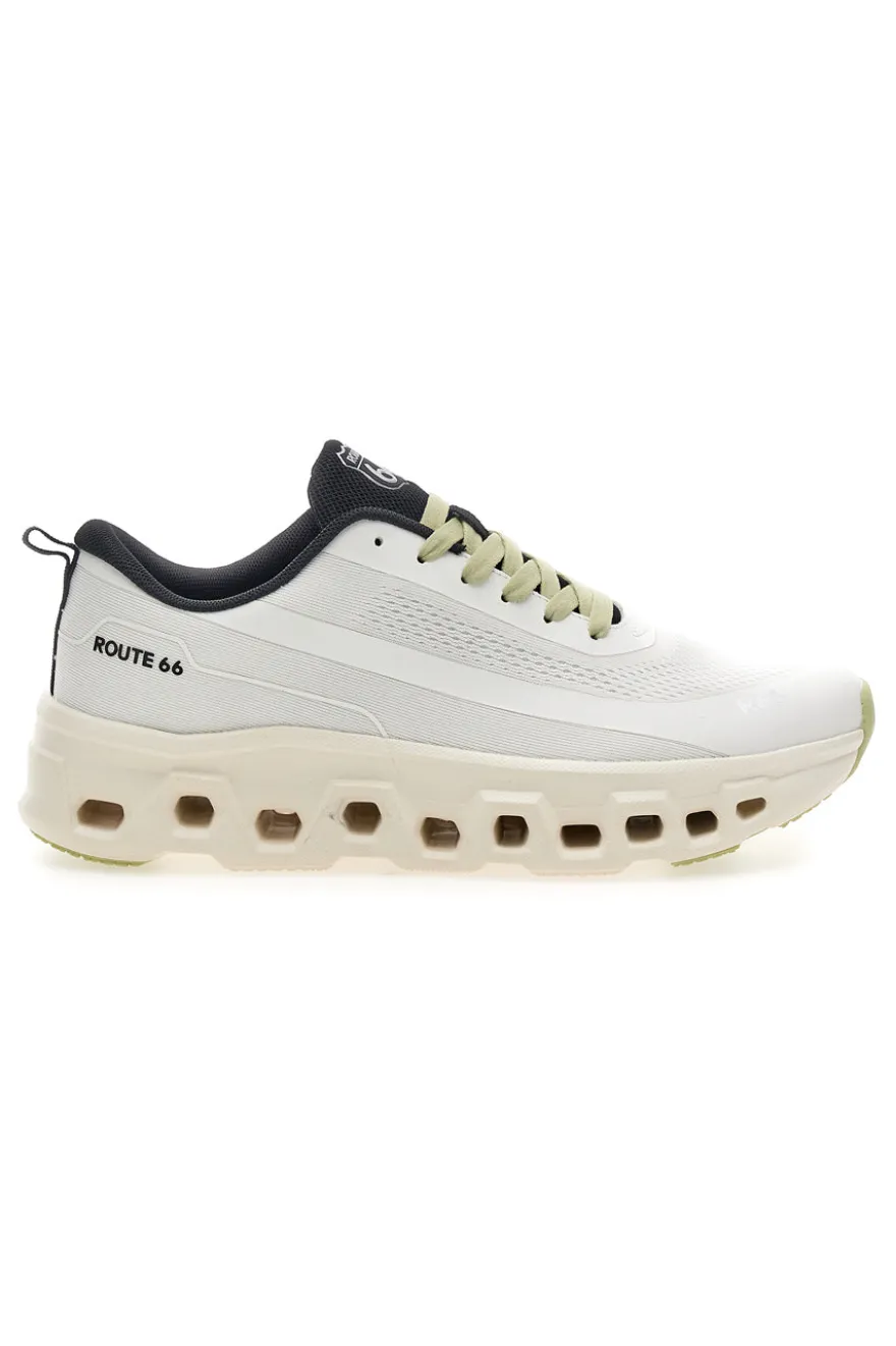 Scarpe da ginnastica bianche con suola forata Route 66 RO52805D