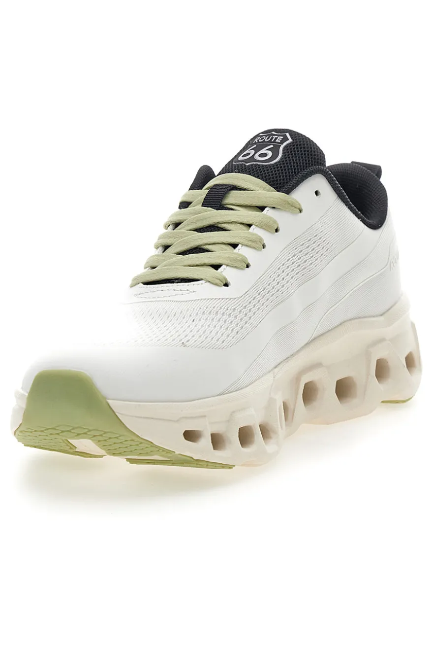 Scarpe da ginnastica bianche con suola forata Route 66 RO52805D