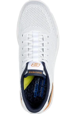 Scarpe da ginnastica bianche in tessuto Skechers Corliss Dorset