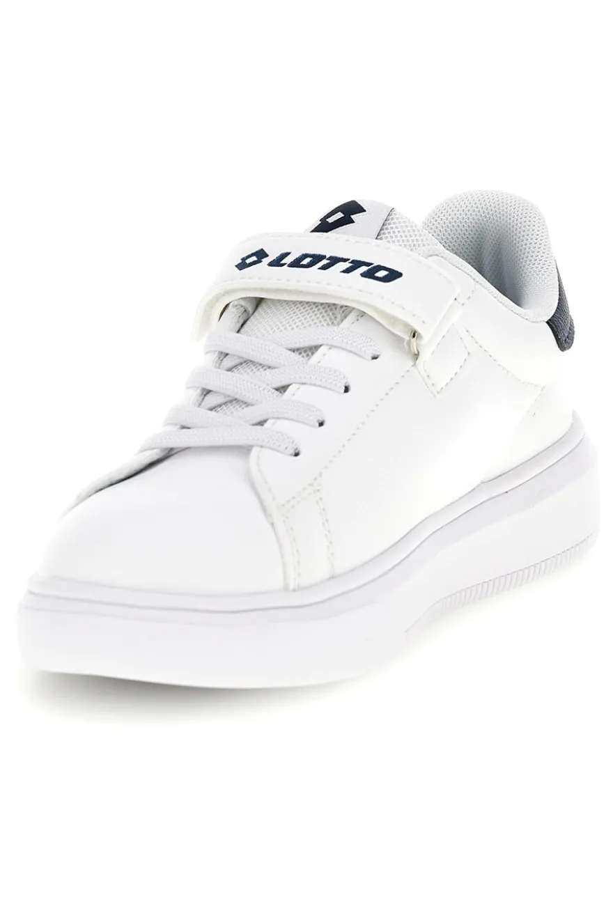 Scarpe da ginnastica bianche con chiusura a strappo e memory foam Lotto DAY PRINCE AMF CL S