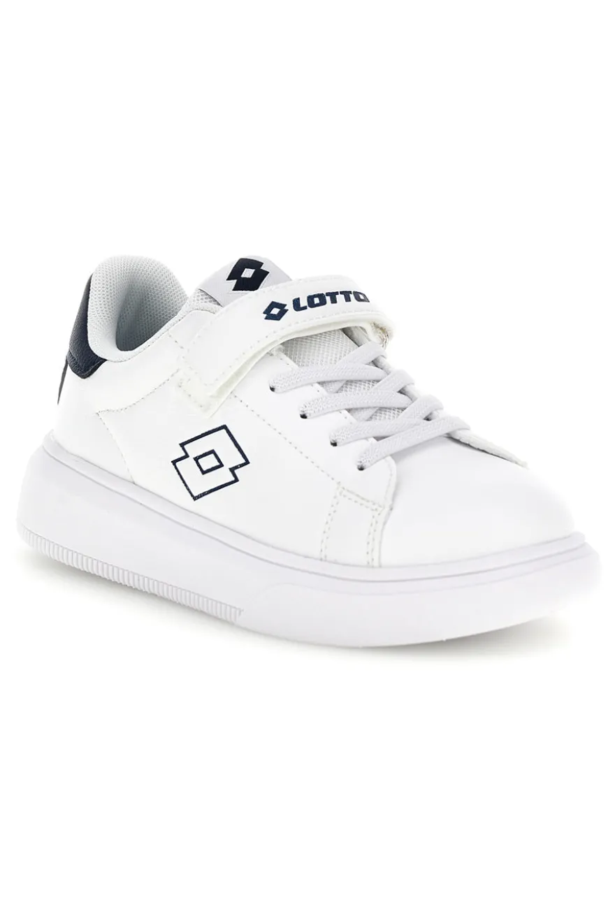 Scarpe da ginnastica bianche con chiusura a strappo e memory foam Lotto DAY PRINCE AMF CL S