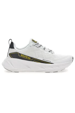 Scarpe da ginnastica bianche con dettagli neri Route 66 RO51038D