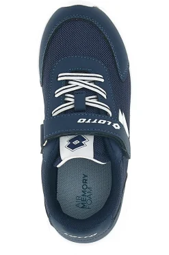Scarpe da ginnastica blu con chiusura a strappo e memory foam Lotto RUN 90 AMF CL S