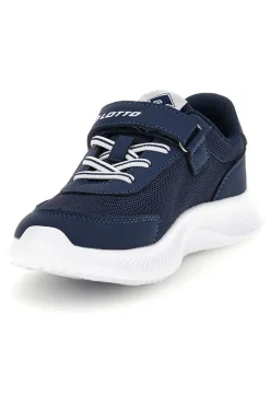 Scarpe da ginnastica blu con chiusura a strappo e memory foam Lotto RUN 90 AMF CL S