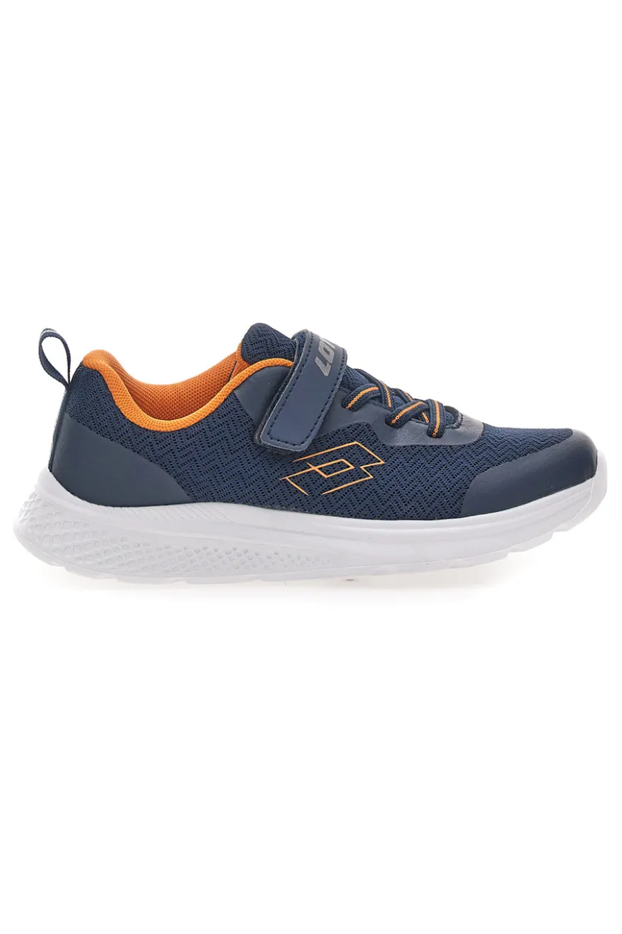 Scarpe da Ginnastica blu con strappo e air memory foam Lotto Rider AMF CL S