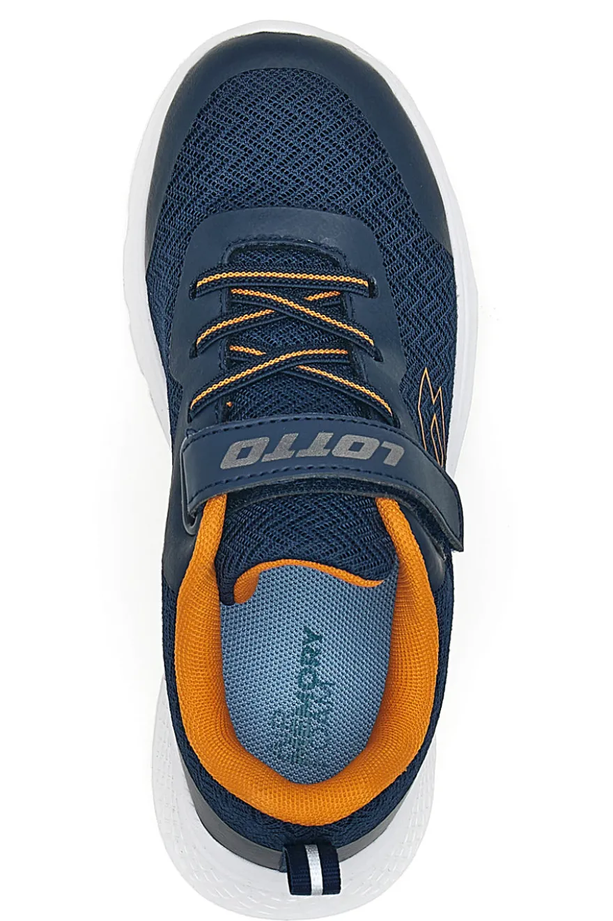 Scarpe da Ginnastica blu con strappo e air memory foam Lotto Rider AMF CL S