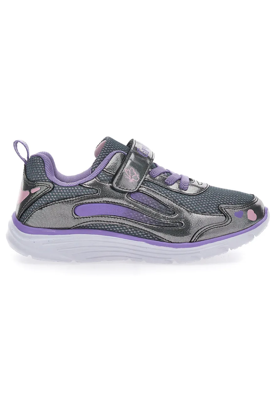 Scarpe da Ginnastica Grigie e Viola Grazie 2212