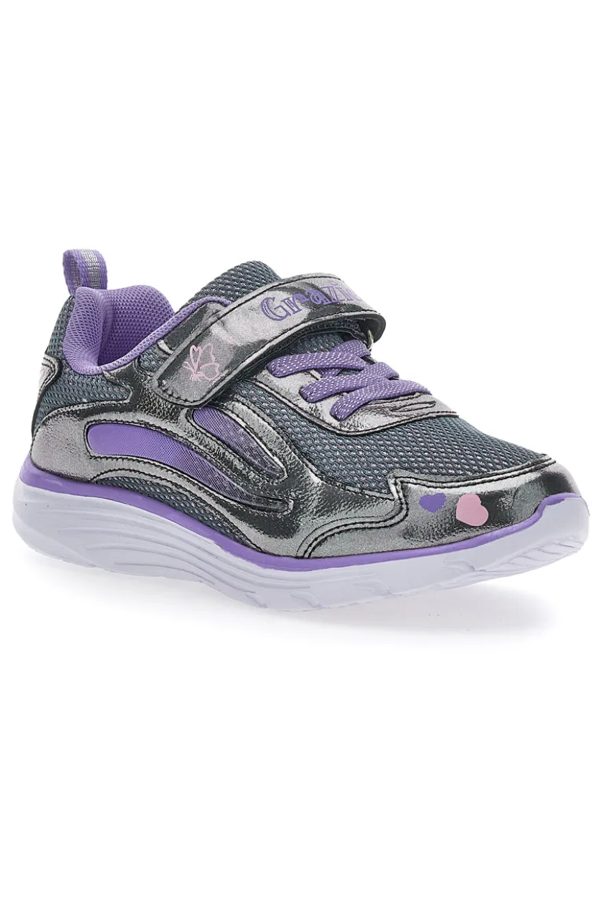 Scarpe da Ginnastica Grigie e Viola Grazie 2212