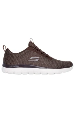 Scarpe da ginnastica marroni in maglia con Memory Foam Skechers Summits - Sorenz