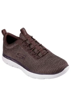 Scarpe da ginnastica marroni in maglia con Memory Foam Skechers Summits - Sorenz