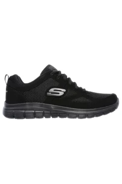 Scarpe da ginnastica nere in mesh e Memory Foam Skechers Burns - Agoura