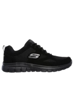 Scarpe da ginnastica nere in mesh e Memory Foam Skechers Burns - Agoura