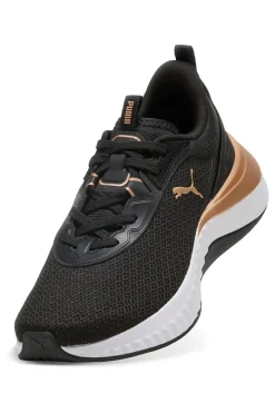 Scarpe da ginnastica nere con dettagli oro e suola Softride Puma Softride Sera Wns