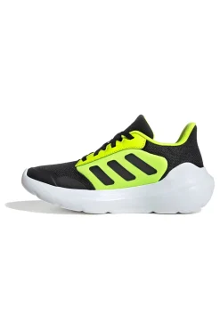 Scarpe da ginnastica nere con dettagli fluo e suola Cloudfoam Adidas Tensaur Run 3.0 J
