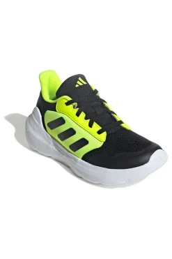 Scarpe da ginnastica nere con dettagli fluo e suola Cloudfoam Adidas Tensaur Run 3.0 J