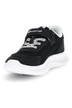 Scarpe da ginnastica nere e bianche con chiusura a strappo e memory foam Lotto RUN 90 AMF CL S