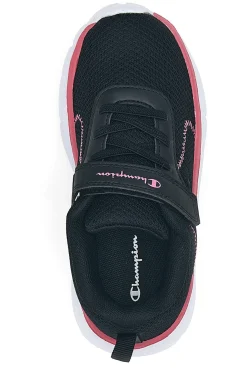 Scarpe da ginnastica nere in mesh con strappo Champion HRO J G PS Low Cut
