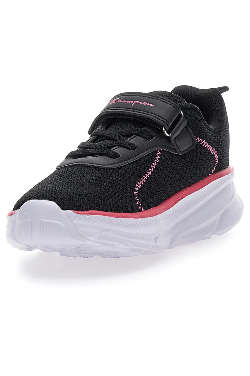 Scarpe da ginnastica nere in mesh con strappo Champion HRO J G PS Low Cut