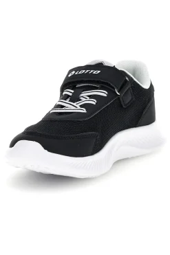 Scarpe da ginnastica nere con chiusura a strappo e memory foam Lotto RUN 90 AMF CL S