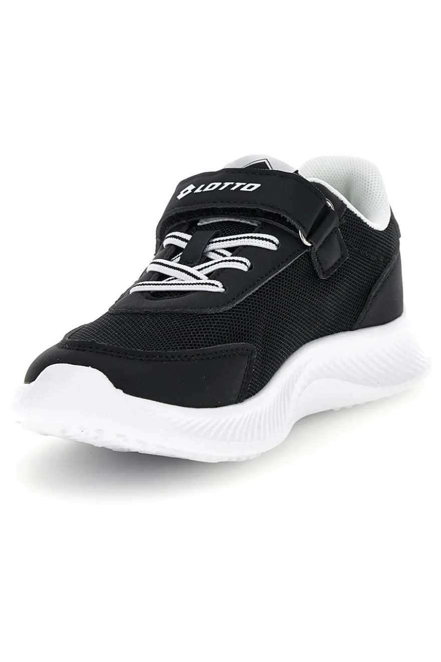 Scarpe da ginnastica nere con chiusura a strappo e memory foam Lotto RUN 90 AMF CL S