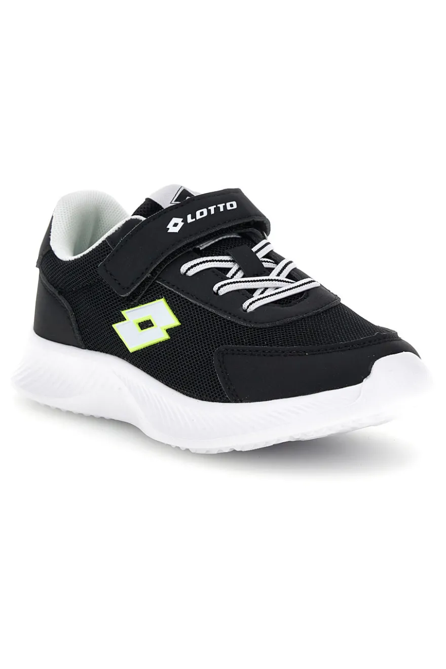 Scarpe da ginnastica nere con chiusura a strappo e memory foam Lotto RUN 90 AMF CL S