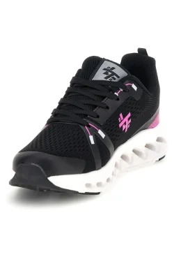 Scarpe da ginnastica nero fucsia traspirante ammortizzata 2T2L 4BF103037