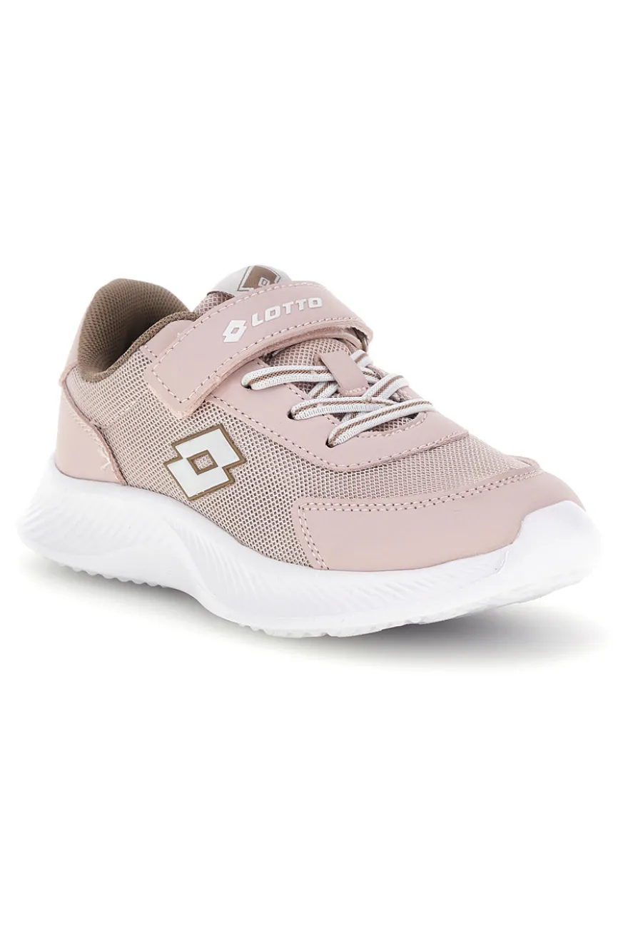 Scarpe da ginnastica rosa con chiusura a strappo e memory foam Lotto RUN 90 AMF CL S