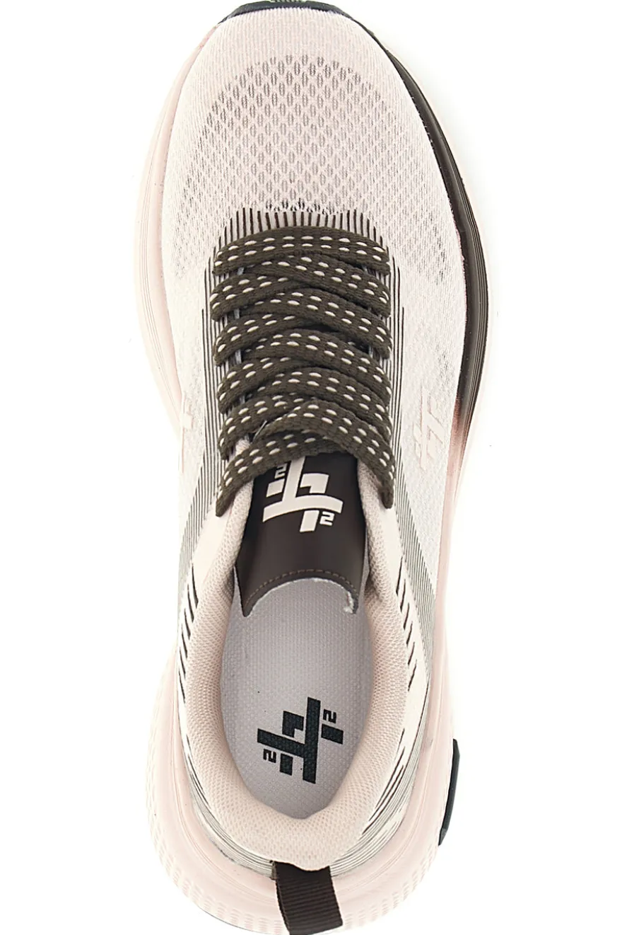 Scarpe da ginnastica rosa beige traspirante ammortizzata 2T2L 1BF103292