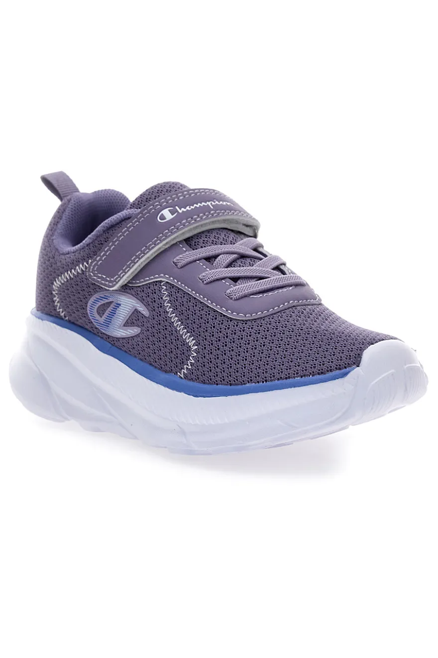 Scarpe da ginnastica viola in mesh con chiusura a strappo Champion HRO J G PS Low Cut