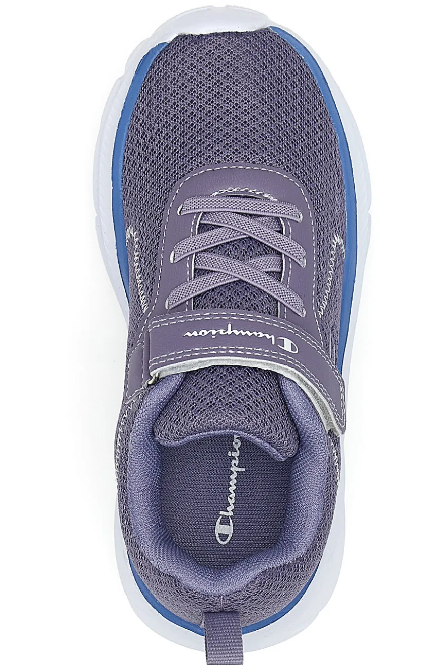 Scarpe da ginnastica viola in mesh con chiusura a strappo Champion HRO J G PS Low Cut