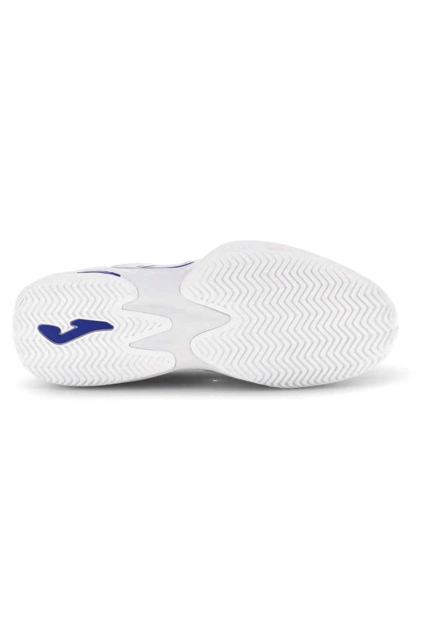 Scarpe da paddle tennis bianco con inserti blu traspiranti Joma Master 1000 2642