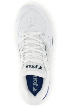 Scarpe da paddle tennis bianco con inserti blu traspiranti Joma Master 1000 2642