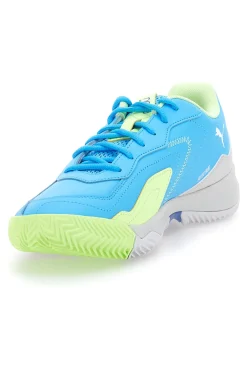 Scarpe da Padel Azzurre Con Stringa Laterale Puma Nova Smash