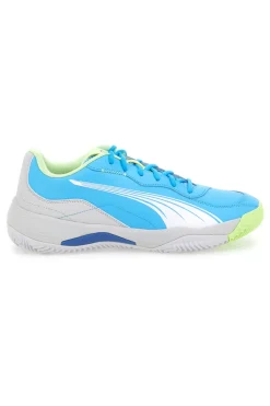 Scarpe da Padel Azzurre Con Stringa Laterale Puma Nova Smash